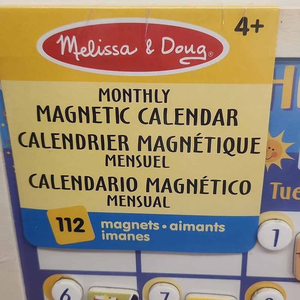 Melissa & Doug Colorful Magnetic Calendar NIP